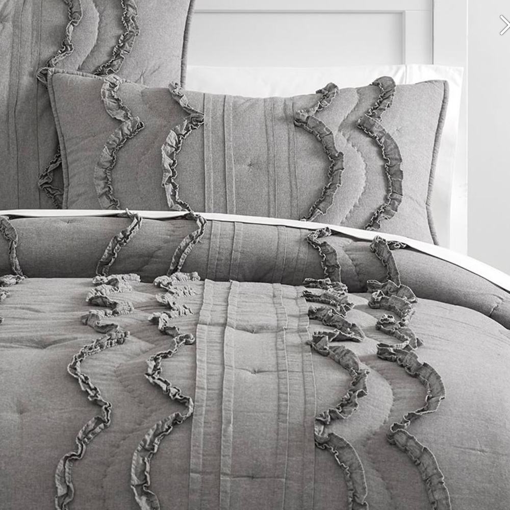 Comforter and pillow shams